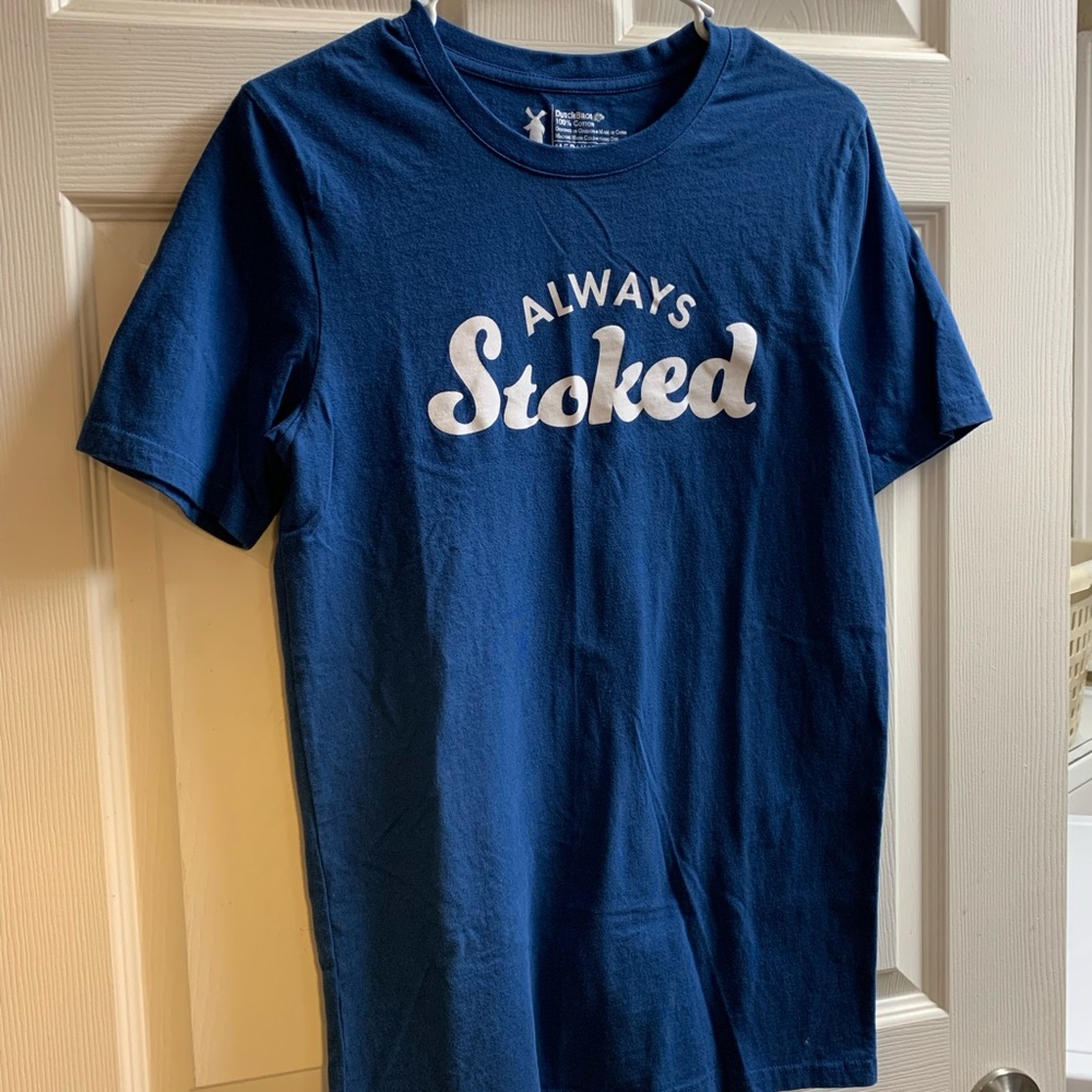 EUC Dutch Bros Coffee Always Stoked T-Shirt sz M